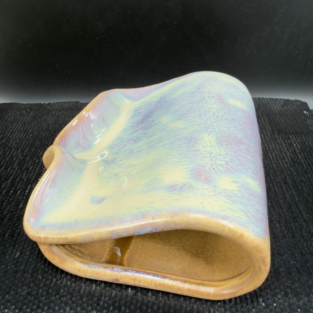 Artisan Drip Ceramic‎ Spoon Rest Pottery Kitchen Utensil Sponge Holder DripSpout